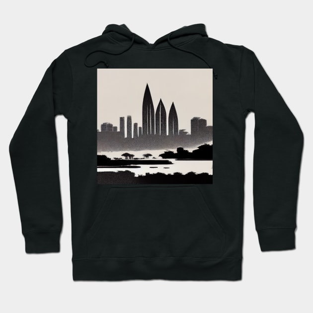 Dar Es Salaam | Comics style Hoodie by ComicsFactory